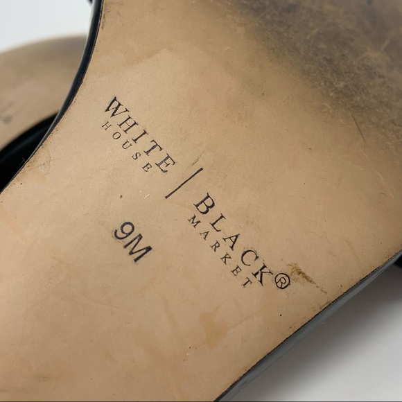 White House Black Market Randy Sandals Black - Picture 7 of 7
